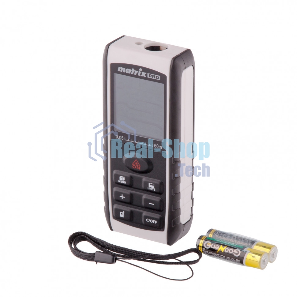Лазерный дальномер Matrix LD-60, 60м с электронным угломером