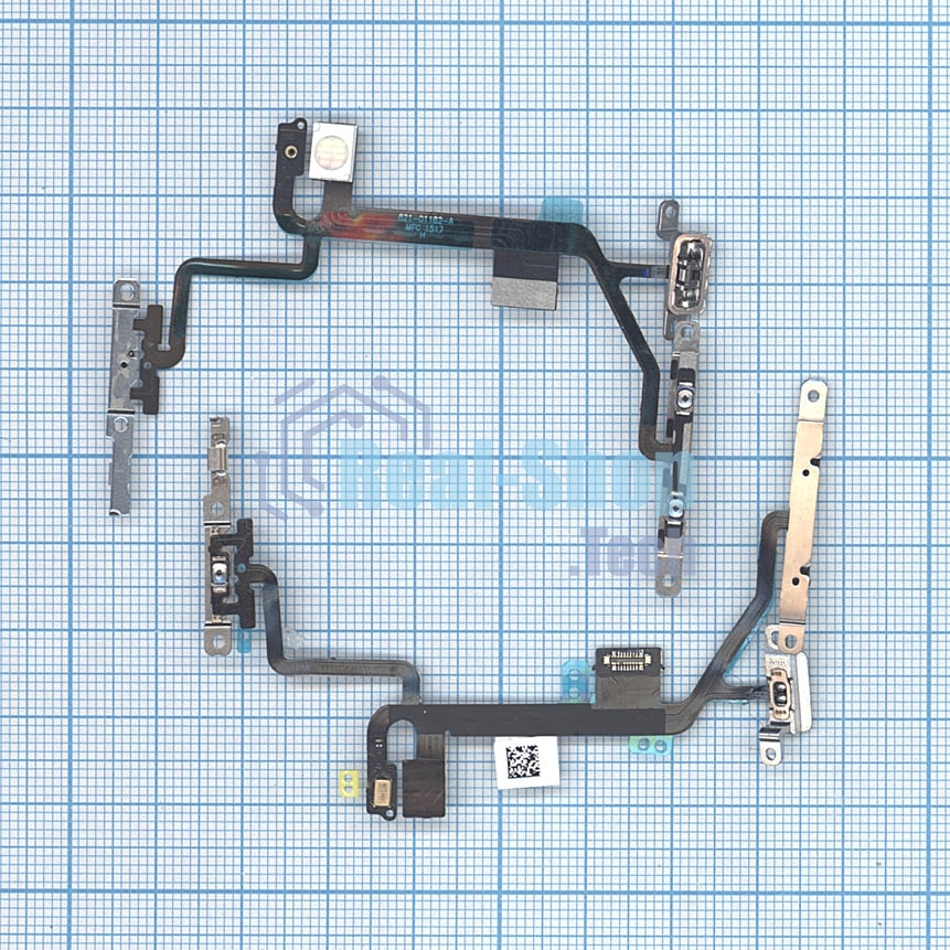Шлейф кнопки включения и кнопок громкости для iPhone 8