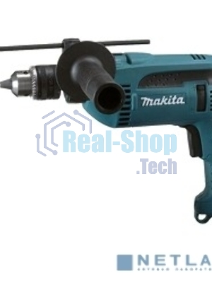 Дрель ударная Makita HP1640K 680Вт патрон:кулачковый реверс (кейс в комплекте)