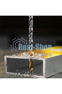 Сверло спиральное по металлу Denzel 6 х 139 мм, Р6М5, Golden Tip, удлиненное