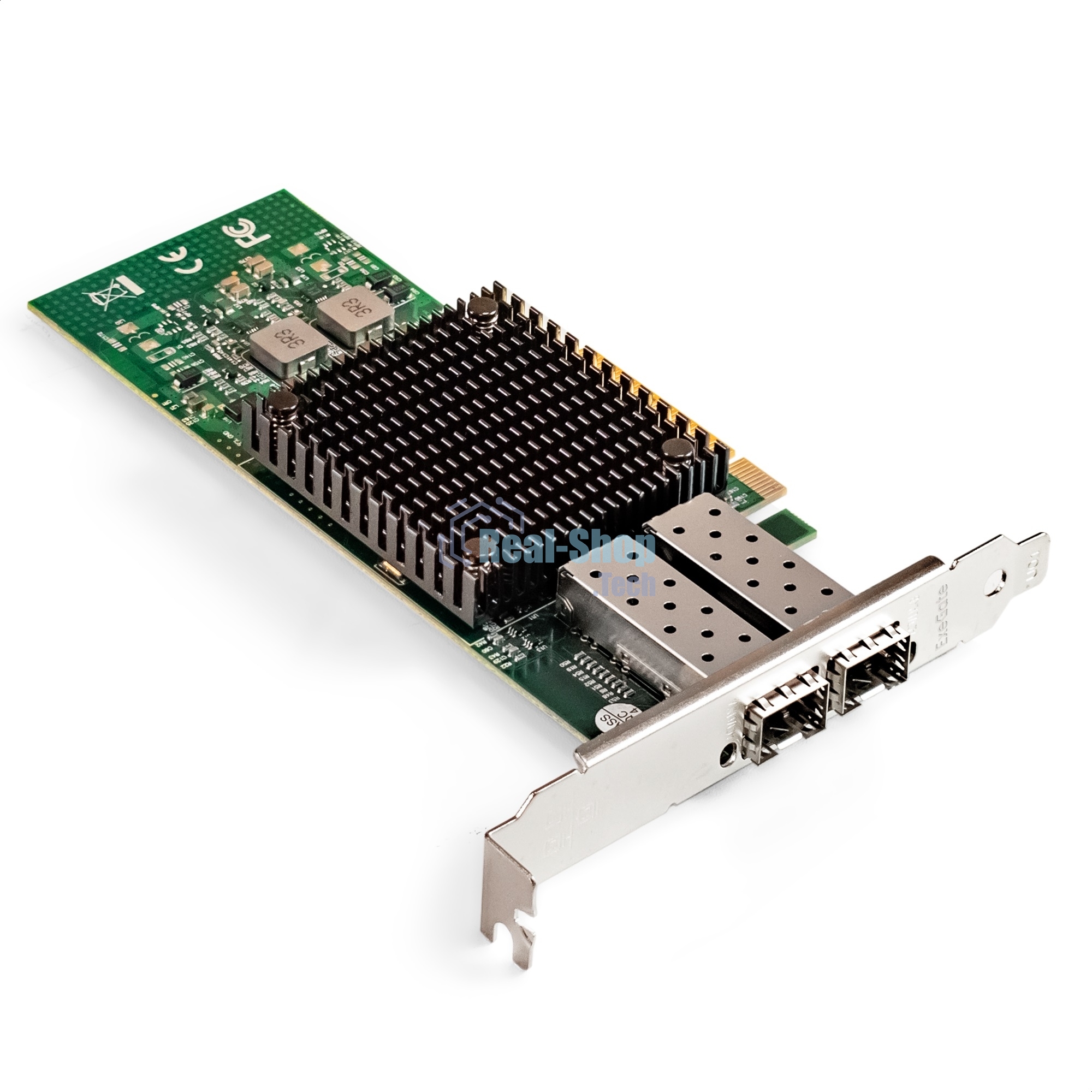 Сетевой адаптер ExeGate EXE-MCX3-2SFP+ (PCI-E x8 v.3, порты 2x SFP+, Dual 10Gb/s, Server NIC Chipset Mellanox ConnectX-3)
