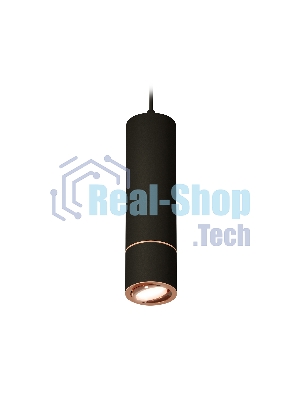 Светильник Ambrella Light XP7402055 SBK/PPG черный песок/золото розовое полированное MR16 GU5.3