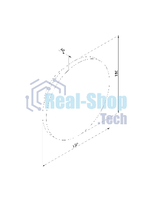 1661 TECHNO LED / Светильник садово-парковый со светодиодами CONCEPT L белый