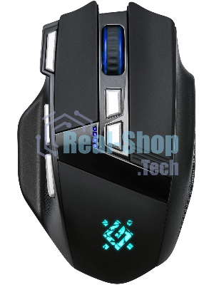 Мышь беспроводная Defender Knight GM-885 черный, 3200 dpi, радиоканал, USB, кнопки - 8