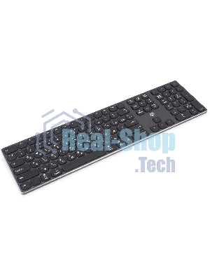 Клавиатура Oklick K867W беспроводная, Bluetooth, радиоканал, серый
