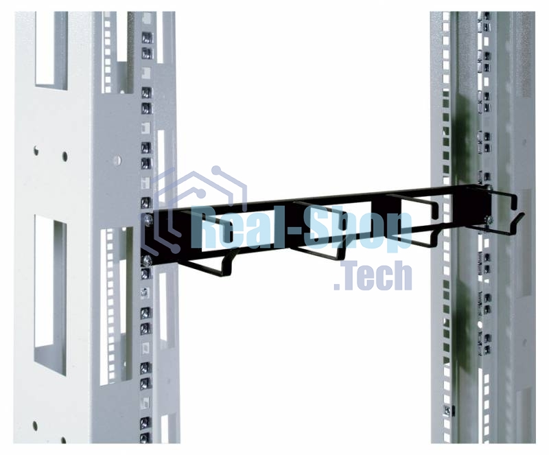Горизонт. кабельный органайзер с окнами 19