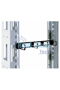 Горизонт. кабельный органайзер с окнами 19