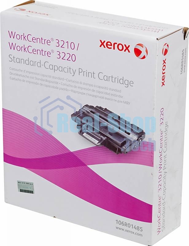 Картридж лазерный Xerox 106R01485 черный для Xerox WC 3210/3220 (2000 стр)(Channels)