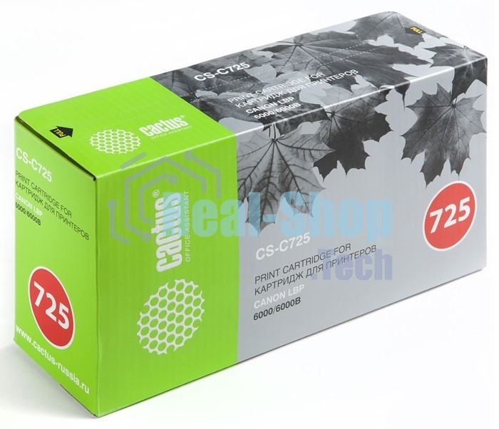 Картридж лазерный Cactus CS-C725S черный (1600 стр.) для Canon LBP 6000 i-Sensys 6000b i-Sensys