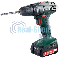 Дрель-шуруповерт аккумуляторная Metabo BS 14.4 602206550, Аккумуляторный, 14.4В, 2 АКБ, Кейс