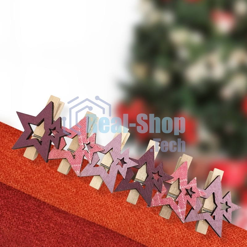 Деревянные прищепки Neon-night 