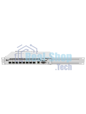 Коммутатор MikroTik CRS309-1G-8S+IN 8 SFP+, dual-core 800MHz CPU, 512MB RAM, POE, RS232 serial port