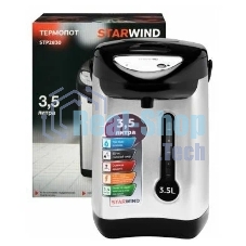Термопот Starwind STP2830 3.5 л, 750 Вт, серебристый/черный