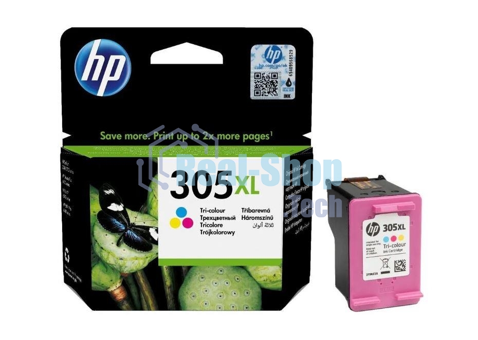 Картридж струйный HP 305XL 3YM63AE многоцветный (200 стр.) для HP DJ 2320/2710/2720