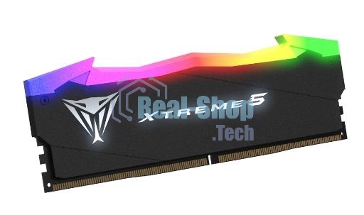 Оперативная память Patriot Viper Xtreme 5, DDR5, 32GB (2x16GB), 7600MHz, CL36, DIMM, с радиаторами, RGB, черный