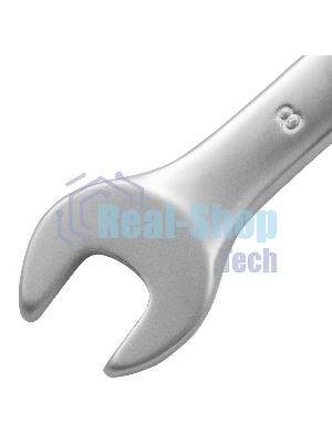 Ключ комбинированный Matrix, 8 мм, CrV, матовый хром