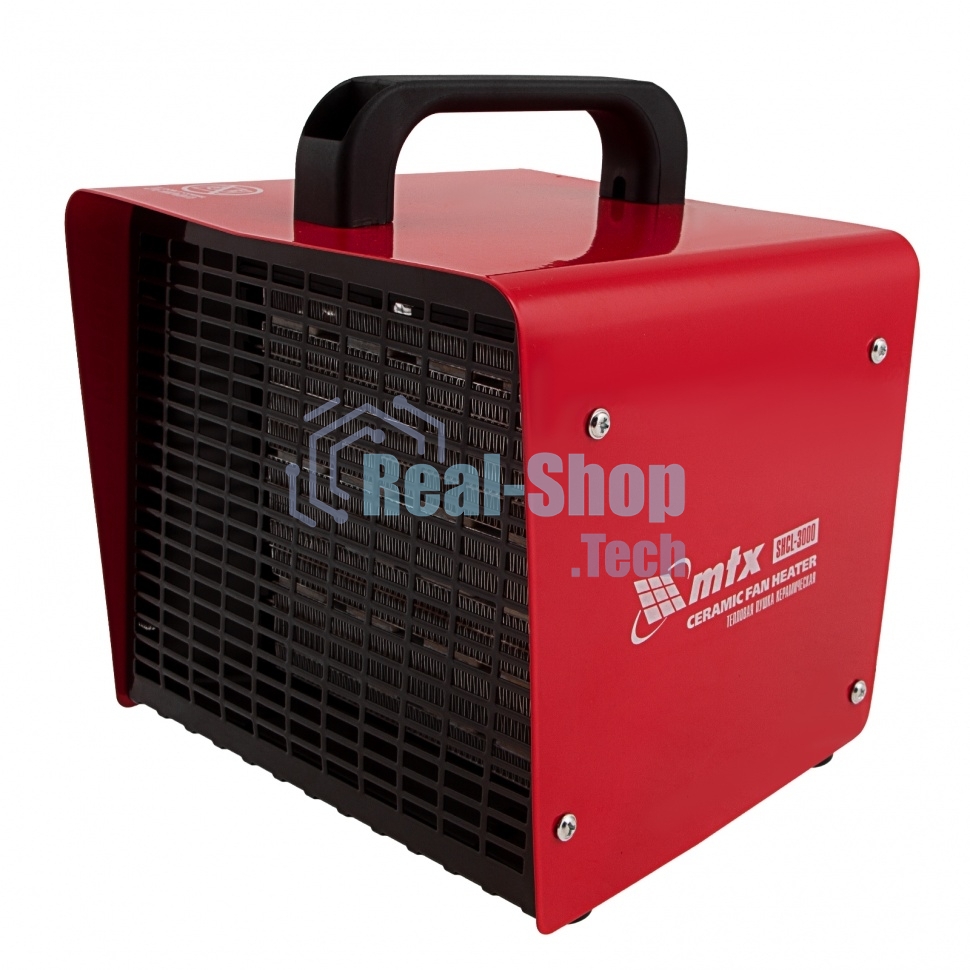 Тепловая пушка керамическая MTX SHCL-3000, квадратная, 230 В, 480 м3/ч, 1/3 кВт