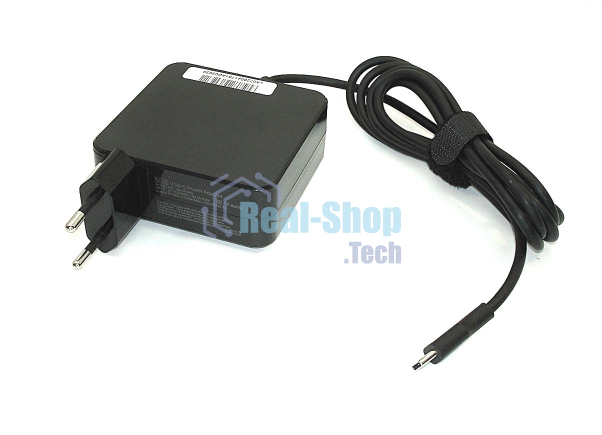 Блок питания (сетевой адаптер) для ноутбуков Xiaomi 65W USB Type-C OEM черный
