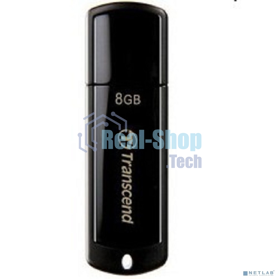 Флешка USB Transcend JetFlash 350 (TS8GJF350), 8Gb, USB 2.0, R/W 12/5, черный