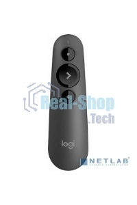 Презентер Logitech R500s Graphite черный, Bluetooth + 2.4 GHz, USB-ресивер, 3 программируемых кнопки, лазерная указка
