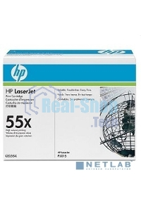Картридж лазерный HP CE255X черный для LaserJet P3015/P3015d/P3015dn/P3015x 12500 стр.