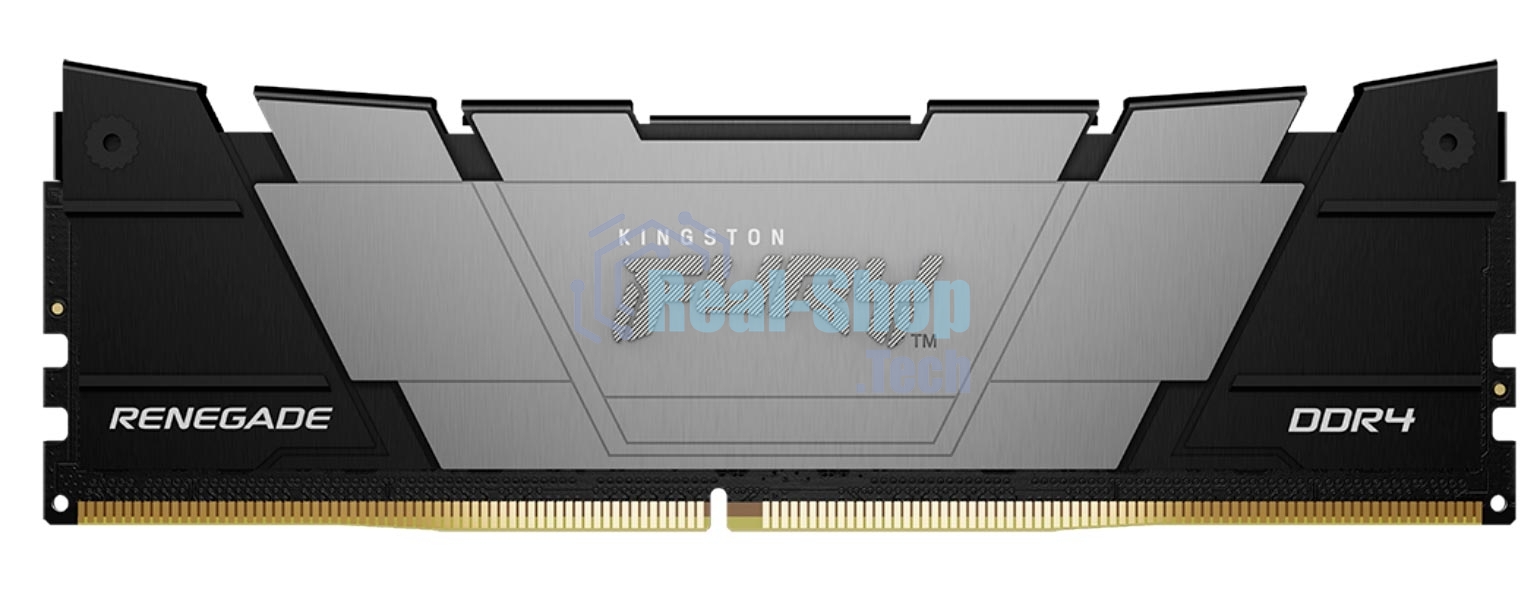 Оперативная память Kingston Fury Renegade, DDR4, 64GB (2x32 GB), 3200 MHz, CL16, DIMM, с радиатором, черный