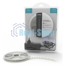 Лента светодиодная Basic Gauss 12V 10W/m 700lm/m 4000K IP20 LED 5m 1/100