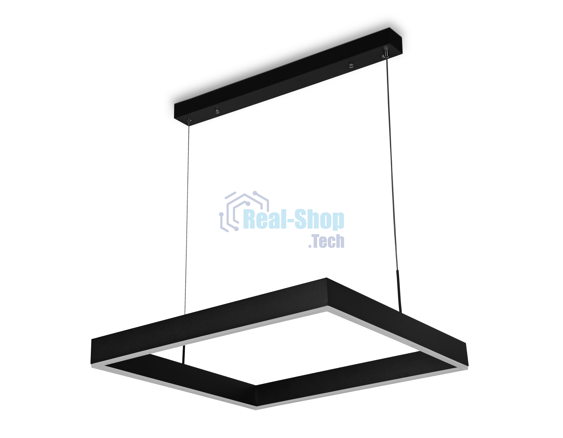 Светильник Ambrella light FA6626 BK черный 65W 600*600*720 (ПДУ РАДИО 2.4G)