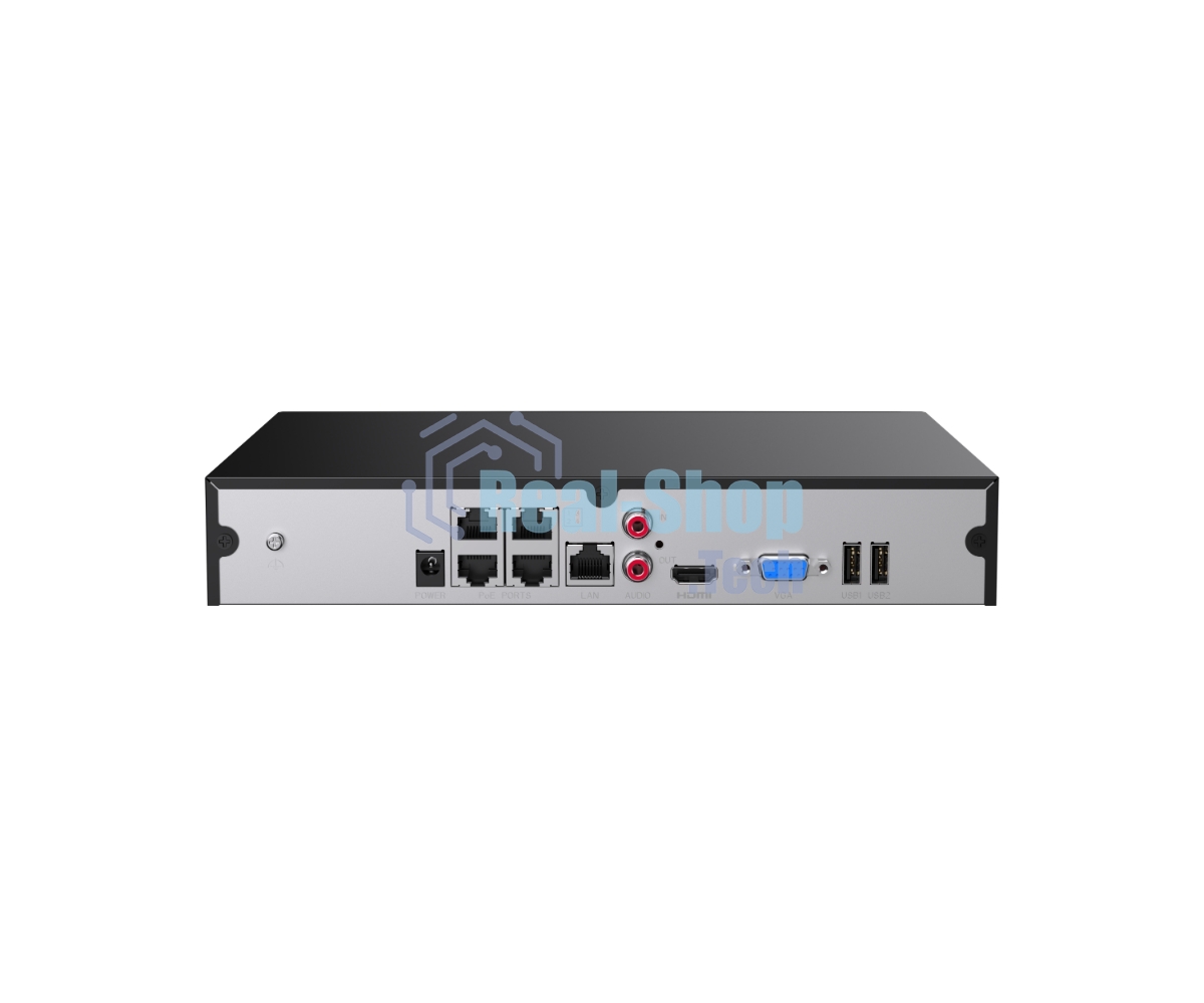 Видеорегистратор IP-COM NVR3104-4P 4-канальный PoE сетевой UHD