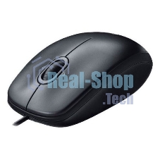 Мышь проводная Logitech M100/100R DARK/GREY (темно-серая/черная), 1000 dpi, USB, кнопки - 3