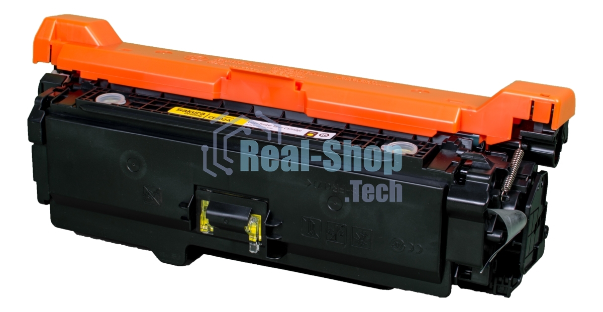 Картридж Sakura CE402A для HP Enterprise 500 Color M551n/525f/525dn/570/575f, желтый, 6000 к.