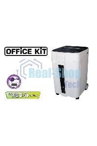Шредер Office Kit S240 1.9x10 (секр.P-5)/фрагменты/15лист./40лтр./скрепки/скобы/пл.карты/CD