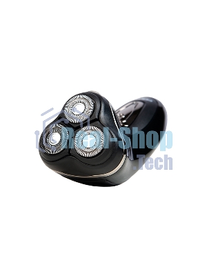Электробритва Centek CT-2166 (хром/черный) ротор, АККУМУЛЯТОР + РАБОТА ОТ СЕТИ,триммер