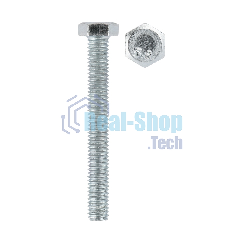 Болт шестигранный Kranz DIN 933, 6х50, упаковка поставщика (24 кг./2 100 шт.)