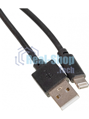 Кабель USB (m)-Lightning (m) 2м черный
