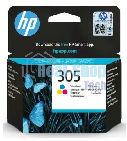 Картридж струйный HP 305 3YM60AE многоцветный (100 стр.) (2мл) для HP DJ 2320/2710/2720