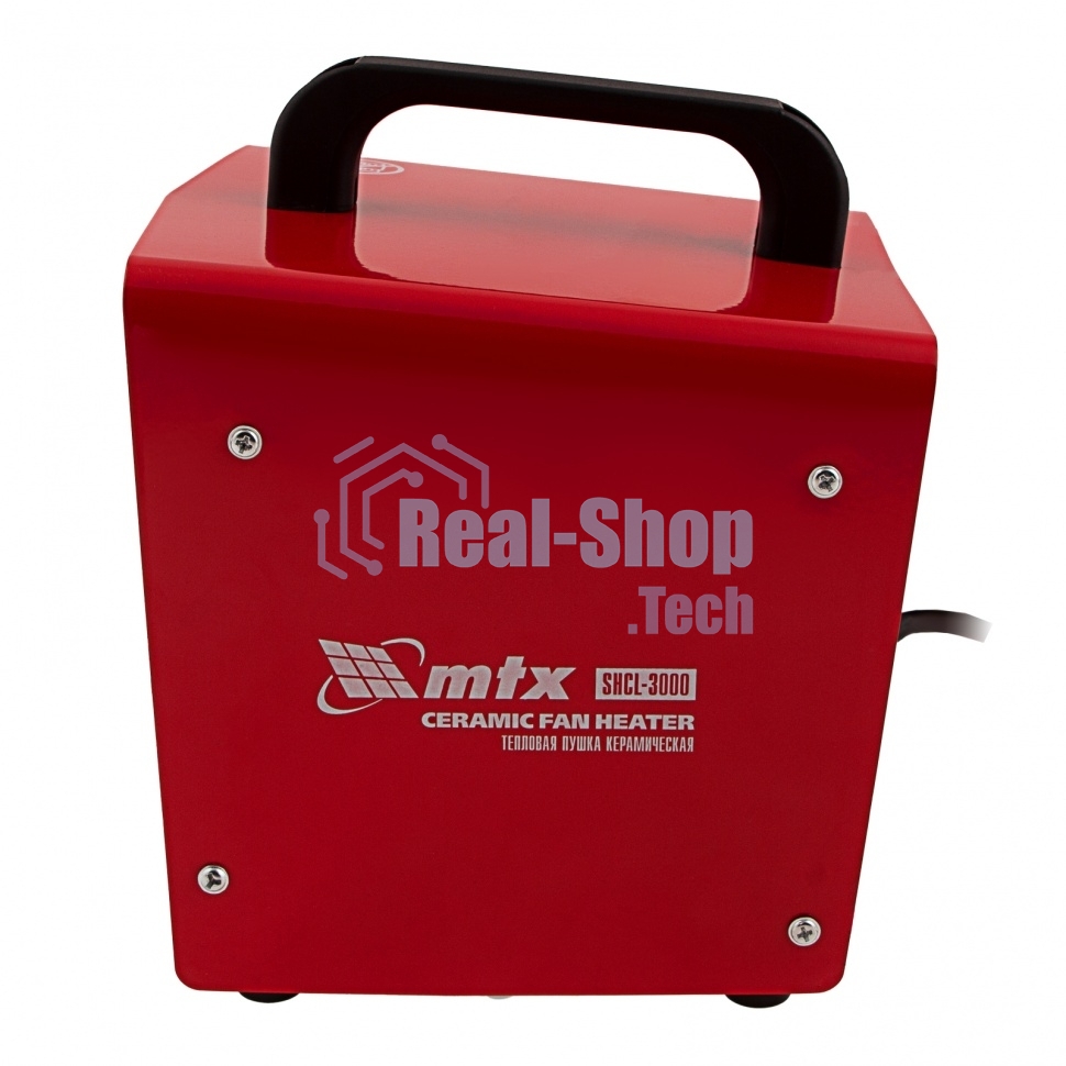 Тепловая пушка керамическая MTX SHCL-3000, квадратная, 230 В, 480 м3/ч, 1/3 кВт