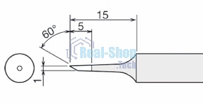 Жало для паяльника Goot PX-60RT-1CR