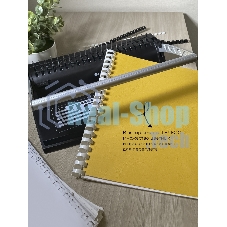 Пластиковые пружины Гелеос 16 мм белые/черные 50+50 шт./Пружины пластиковые 16 мм белые/черные (111-135 лист) 50+50 шт BCA4-16WB