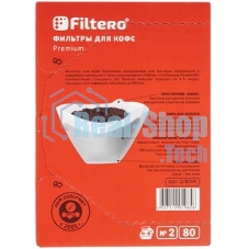 Фильтры для кофе Filtero, №2/80, белые