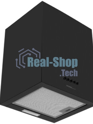 Вытяжка пристенная HOMSair Phlox Push 40 черный, 40 см, 700 куб. м/ч, 54 дБ