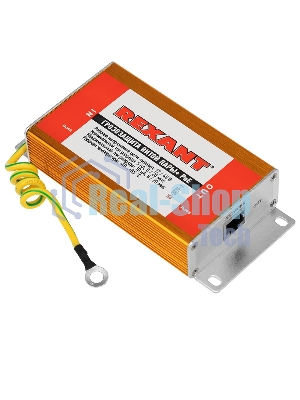 Коннектор Rexant Грозозащита витой пары разъем RJ45 с PoE