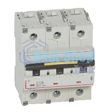 Выключатель автоматический DX3 3П C 125A 10kA/16kA Авт. выкл. DX3 3П C 125A 10kA/16kA