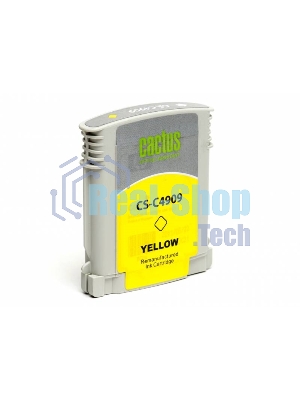 Картридж струйный Cactus CS-C4909 №940 желтый (30 мл) для HP OfficeJet PRO 8000/8500