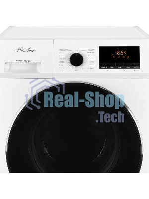 Стиральная машина Monsher MWDM 665 Blanc белый, загрузка фронтальная 10.5 кг, 1400 об/мин, класс A
