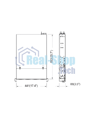 Серверный корпус Ablecom 2U CS-R29-04P E-ATX, ATX, Micro-ATX, Mini-ITX MBs; 12 x 3.5'' hs + 2 x 2.5'' hs rear; 800 Wt CRPS(1+1); no rails