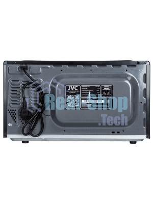 Микроволновая печь JVC JK-MW146M черный/серебристый, 20 л, 700 Вт, переключатели - поворотный механизм