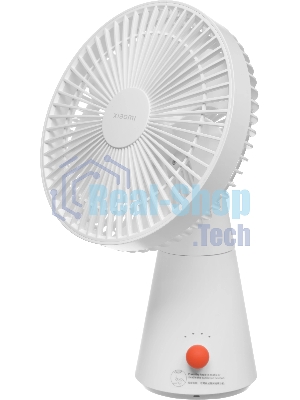 Вентилятор Xiaomi Rechargeable Mini Fan белый, настольный, 10 Вт, 4 скорости, 8.7 см
