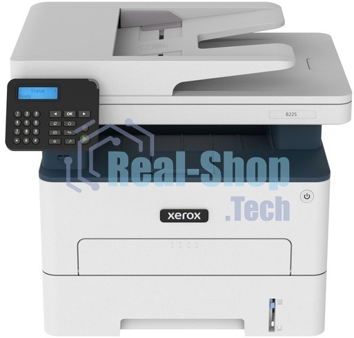 МФУ лазерное Xerox B225 (B225V_DNI), A4, ч/б, печ. до 34 стр/мин., скан. до 23 стр/мин. (ч/б) 7 стр/мин. (цвет), 600x600dpi, USB, RJ-45, Wi-Fi