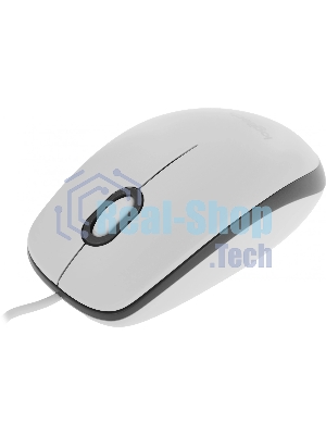Мышь проводная Logitech M100 белый, 1000 dpi, USB, кнопки - 3